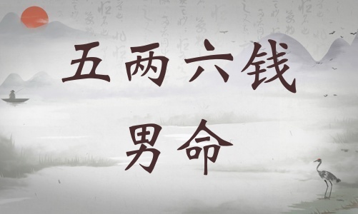 五兩六錢男命詳細解釋，五兩六錢男命一生總結！