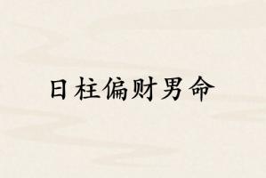 日柱偏財男命代表什么