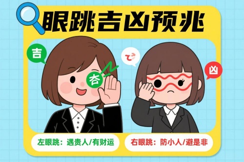 二十四小時眼跳吉兇預兆 二十四小時眼跳吉兇預兆