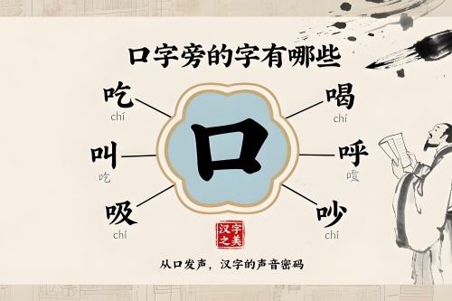 口字旁的字有哪些 口字旁的字有哪些