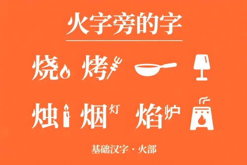 火字旁的字有哪些 火字旁的字有哪些