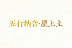 八字納音五行解析屋上土