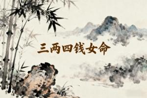 三兩四錢女命詳細解釋一生