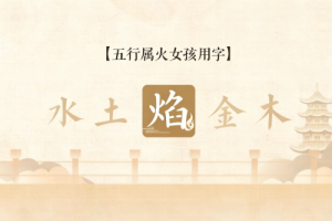五行屬火的字女孩用